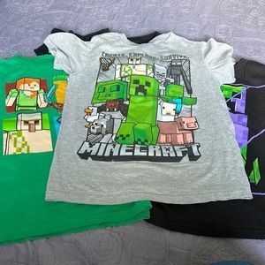 Minecraft shirts size 6/7